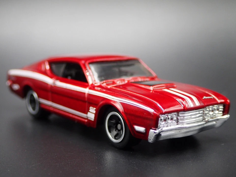 1969 69 Merc Mercury Ciclone Bordeaux 1:64 Scala da Collezione Modellino Auto - Immagine 4 di 4