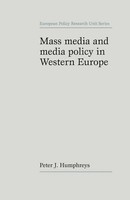 Mass Media And Media Policy In Western Europe | Peter Humphreys | Englisch