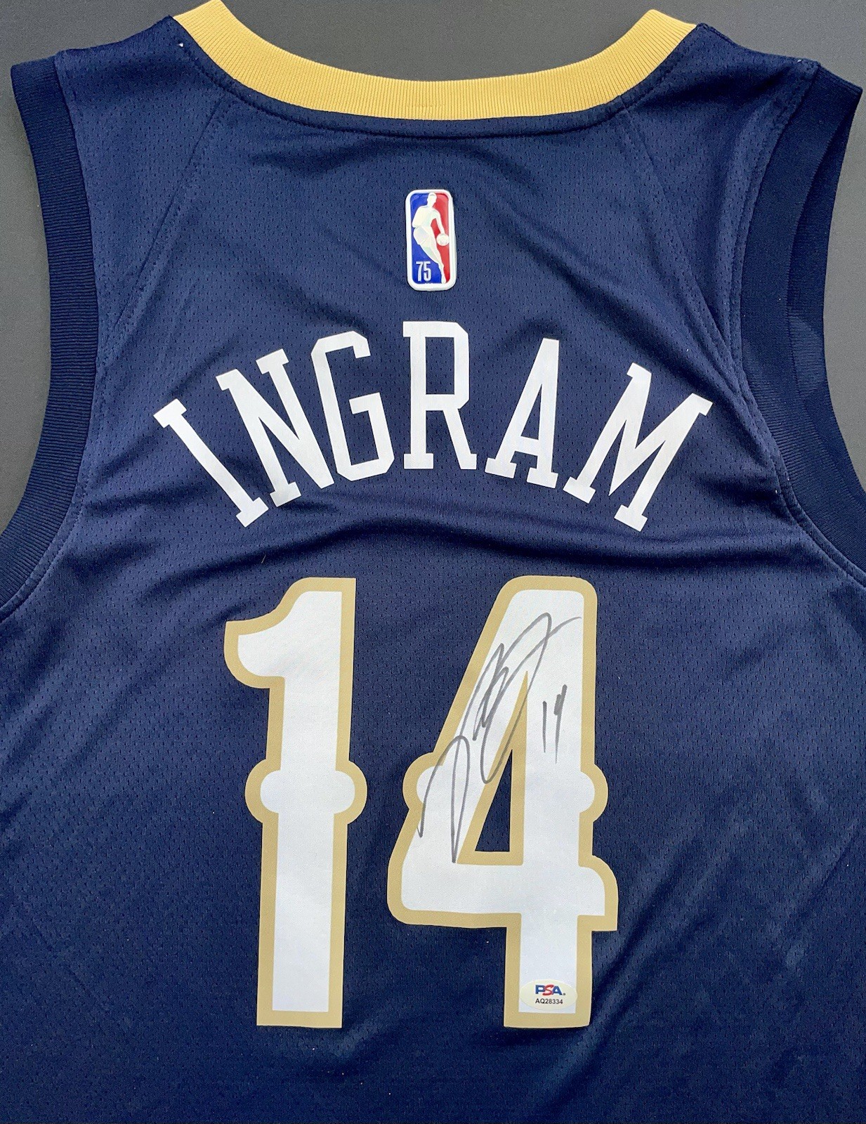 Brandon Ingram Autographed Signed New Orleans Pelicans Jersey Psa/Dna Coa 