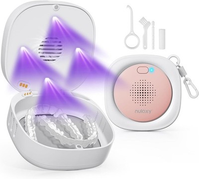 Nulaxy UVC Retainer Case mit Lüfter, Magnetverschluss Aligner Case inkl. Vent H