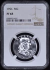 1954 Proof Franklin Half Dollar 50c NGC PF68 - Nice Toning!