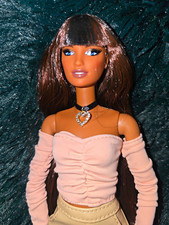 12 in Fashion Doll Girl Brown Hair Blue Eyes ...