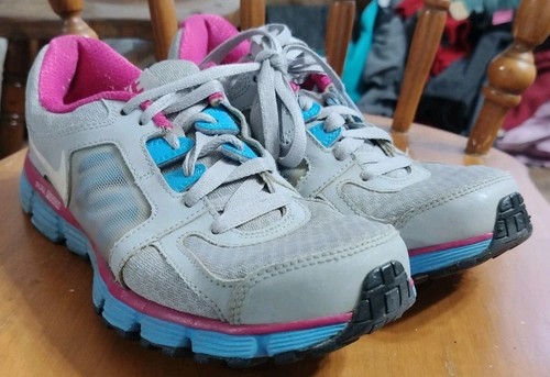 2014 Nike Dual Fusion ST2 Gray Running Shoes Sneakers Women's Size 8.5