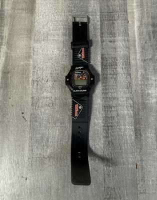 Vintage 90s Wilson Michael Jordan Digi Graph Digital Sports Watch Black-Untested