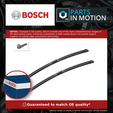2x Wiper Blades (Pair) Flat / Aero type fits MERCEDES C220 C204, W204 2.1D 2.2D