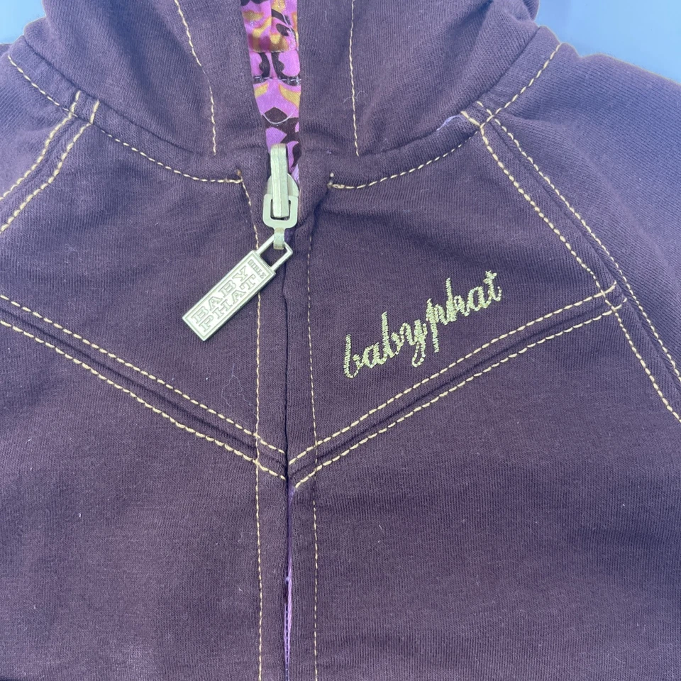 Baby Phat 女孩 18M 双面连帽外套 — 第 2/4 张图片