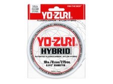 Yo-Zuri Hybrid Fluorocarbon Fishing Line 10lb 275yd Clear