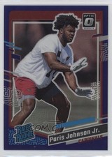 2023 Donruss Rated Rookie Optic Preview Purple Prizm 29/50 Paris Johnson Jr 2t2