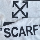Off White Main Label Virgil Abloh Red "Scarf" Wool Blend Authentic — photo 1