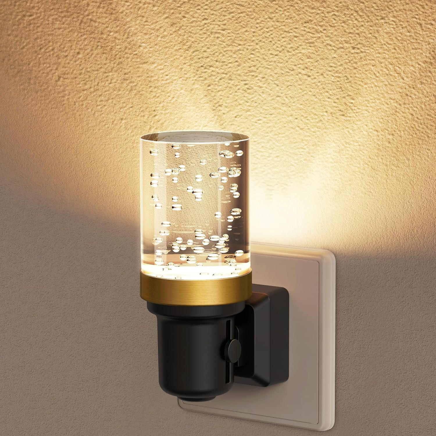 Luce Notturna, 1 Pezzi Notturne Bambini Con Sensore Crepuscolare, 0-100LM, 3000K