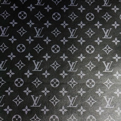 LV Gray Monogram Vinyl for Crafting Classic Size   piece 12'' X 12''