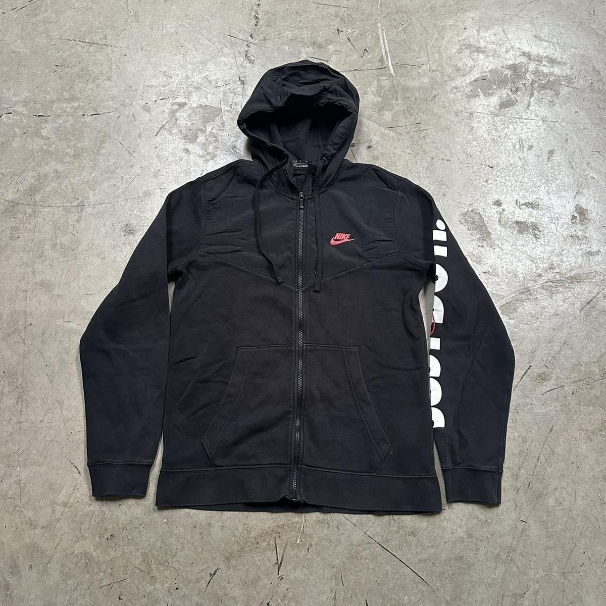 nike men's sportswear just do it fleece zip hoodie