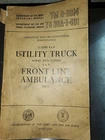 Military Ww2 M38 Jeep Operators Manual 1955 Dated