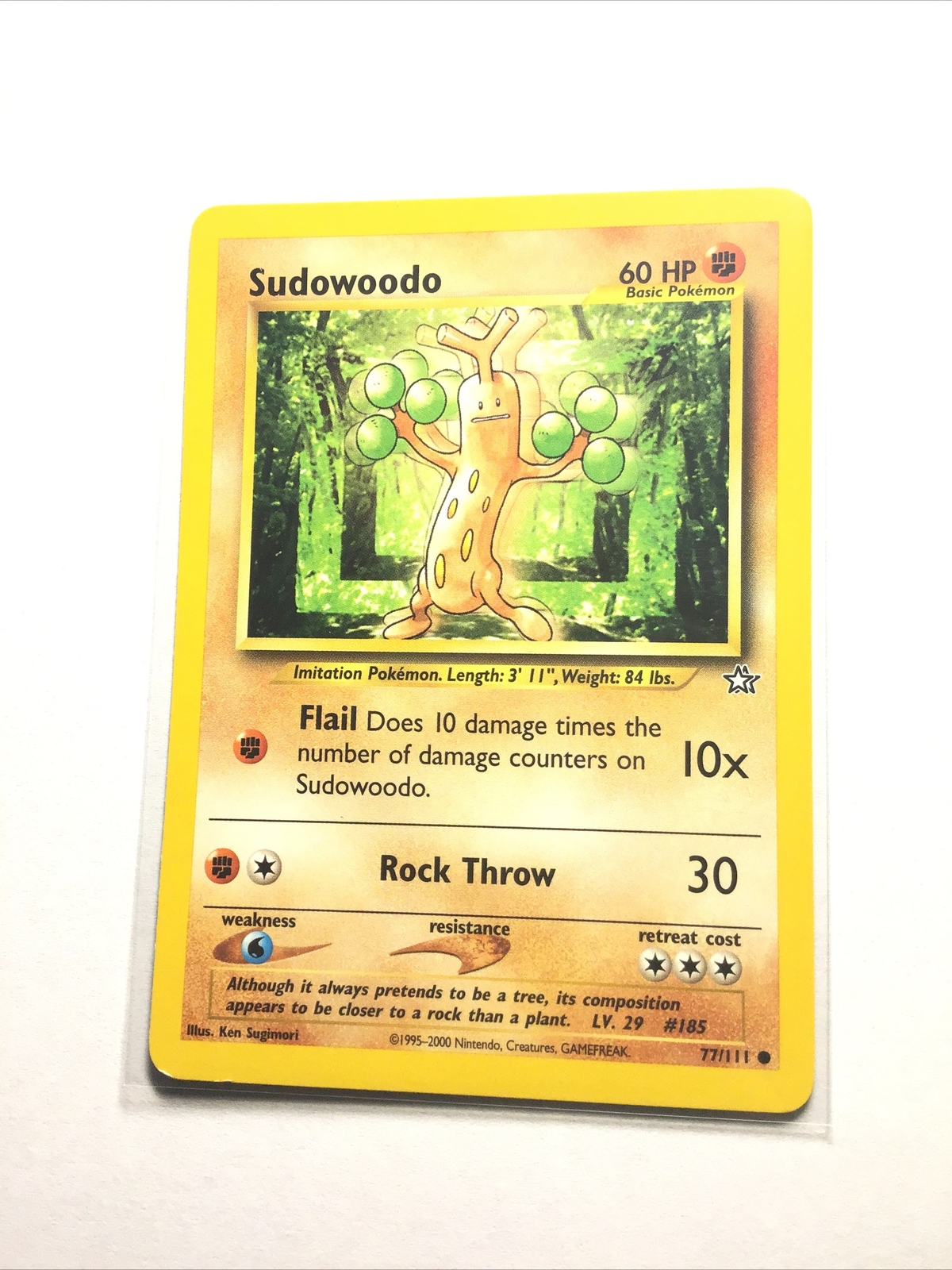 SUDOWOODO - 77/111 - Neo Genesis - Pokemon Card - NM