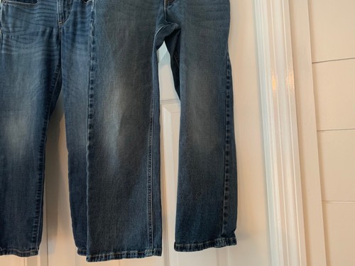 Lot of 2 Lee X-Treme Comfort Urban Pipeline Boys Jeans 10 Regular Dickies Belt - Picture 5 of 10