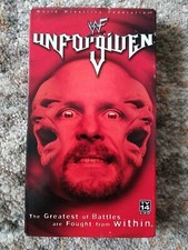 VHS WWF UNFORGIVEN Kurt Angle Steve Austin Chris Jerico Edge Rock Kane 9-23-2001