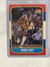 1986-87 Fleer #99 Byron Scott RC RARE Near Mint Condition Sharp NICE Vintage