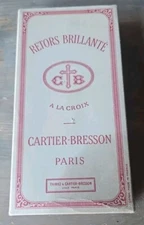 1950 Retors Brillante Ombre Spool Thread 7 Plus Org Box CARTIER-BRESSON Paris~7