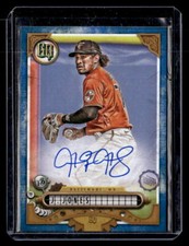 Jahmai Jones 2022  Topps Gypsy Queen #GQA-JJ GQ Autographs Indigo  Orioles