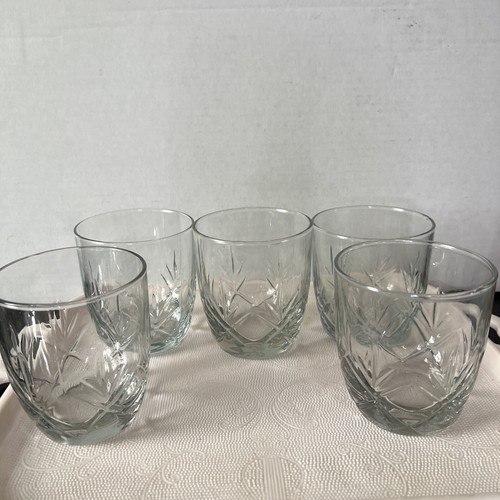 Set of 5 Anchor Hocking Fleur 8 Oz Tumblers - Picture 4 of 9