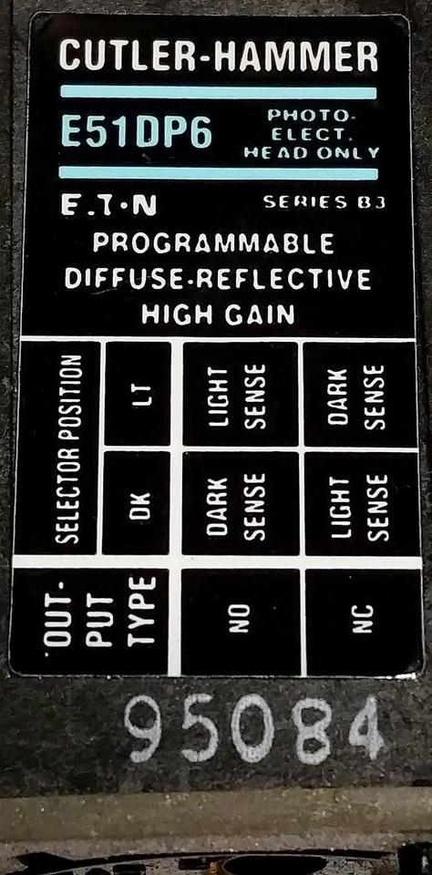 Cutler-Hammer E51DP6 Photoelectric Proximity Sensor - Image 2 of 4