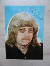 Reinhard Lakomy autograph signed 15x20 cm postcard