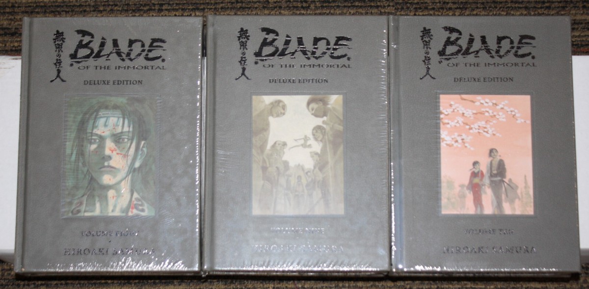DH Blade the Immortal Deluxe Edition HC Volumes 1-10 SET Hiroaki