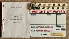 THE WEIGHT OF WATER Original Clapperboard & Script - Sean Penn / Kathryn Bigelow | eBay Europe