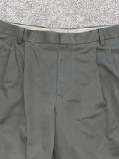 Dockers D3 Classic Fit Pleated Chino Pant Size 38x29 Green