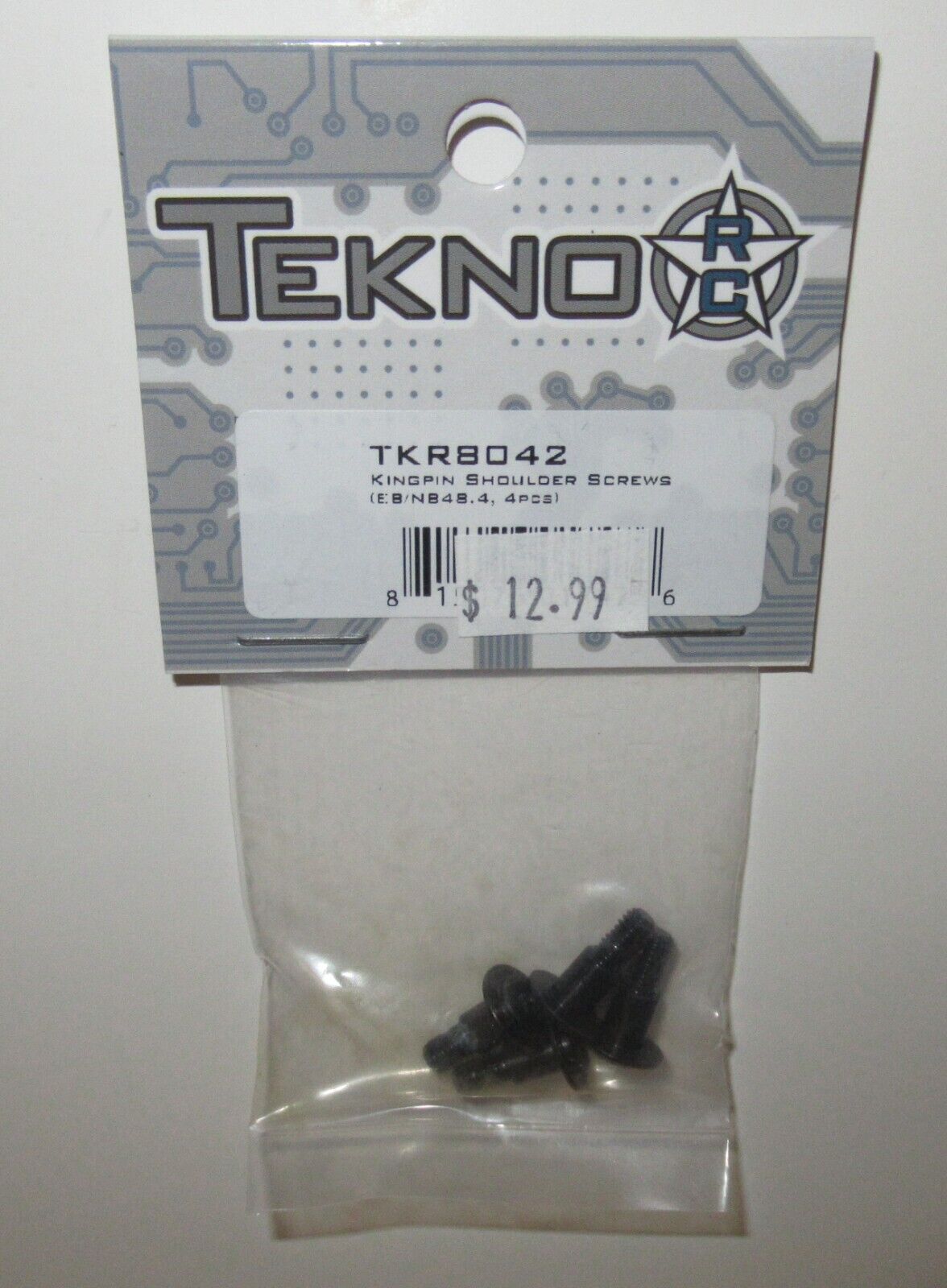 Vis D'épaulement (Kingpin Shoulder Screws) Tekno RC TKR8042 - Pour Modèles EB/NB48.4 - Pièce Rechange
