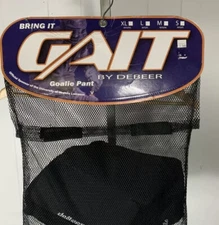 New DeBeer  Adult Small  Lacrosse Goalie Protective Pants, Black,