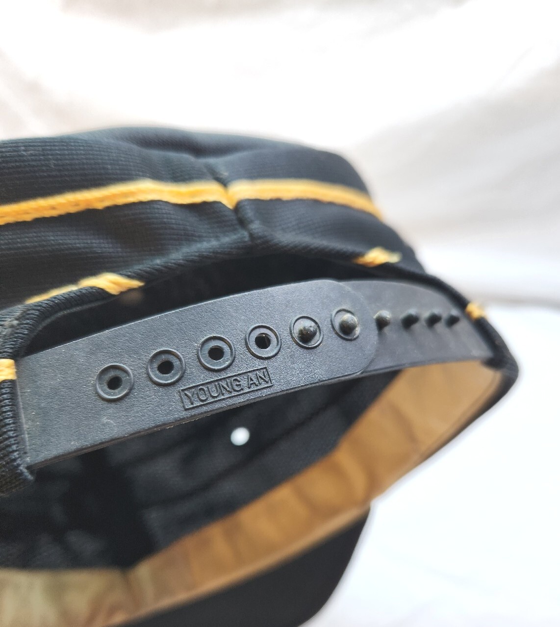 Vintage Pittsburgh Pirates Pillbox Hat Adult Adjustable Black Gold