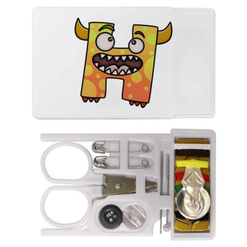 'Letter H Monster' mini kit de costura de viaje (SE00017510) - Imagen 1 de 2