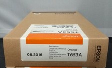 Genuine NEW/Sealed Epson T653A Orange Ink Cartridge - Epson Stylus Pro 4900/4910