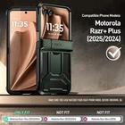 Poetic Spartan Case For Motorola Moto Razr Plus 2025/2024 Kickstand Cover Green