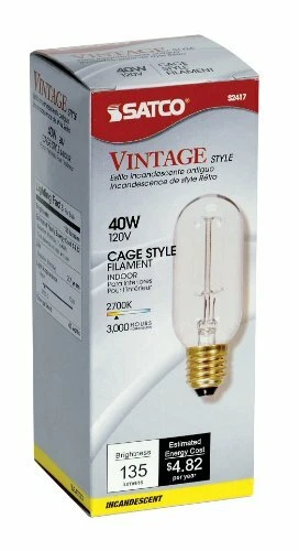 Satco 40T14/CL/15S/120V VINTAGE - S2417 - Image 4 of 4