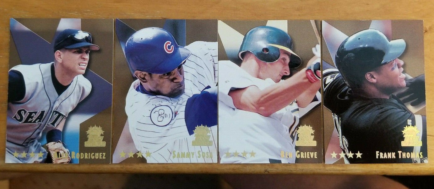 1999 Topps Stars Four Three Two One Star Parallel singles you pick choice