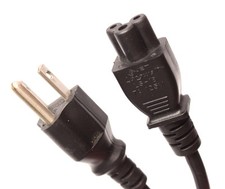 3-Prong Mickey Mouse AC Power Cord Cable for Dell Inspiron Desktop Computer