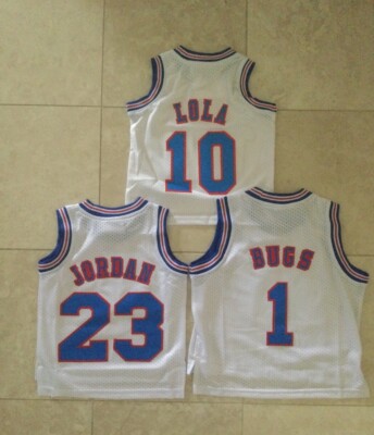 Tune Squad Toddler Baby Lola Bugs Jordan White Halloween Jersey