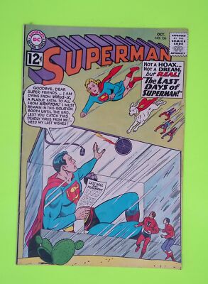 Superman #156 Vol. 1 1962 DC Comics Low Grade Comic Book K91-125