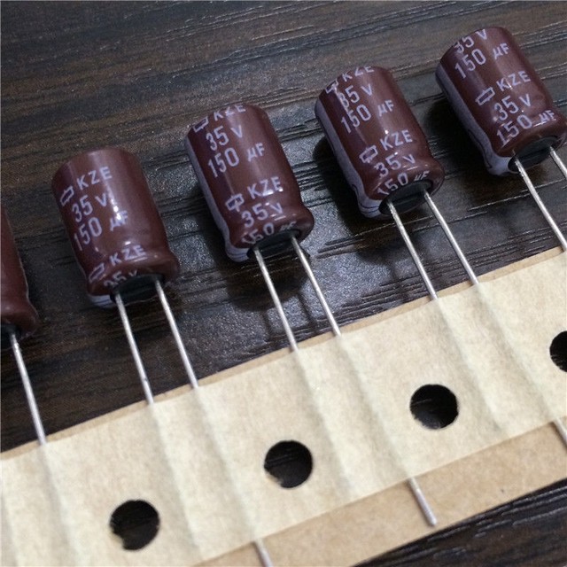 300pcs 35V 150uF 35V NCC KZE 8x11.5mm Low ESR Motherboard Capacitor eBay