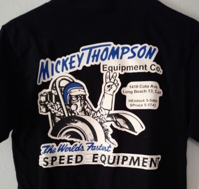 Mickey Thompson Speed Equipment drag racing vintage style hot rod  T Shirt