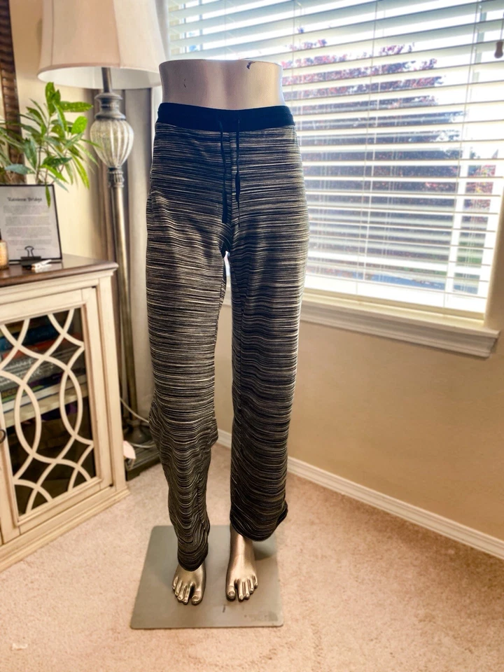 Pantalones de salón Karen Neuburger negros florales talla pequeña para mujer’s Foto 2 de 4