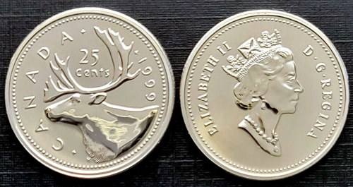 Canada 1999 Specimen Twenty-Five Cent Piece!! - Bild 2 von 2