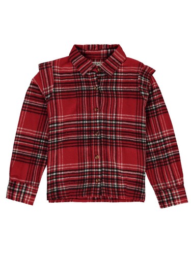 SUPREME Quilted Plaid Flannel Shirt 21FW Red | eBay