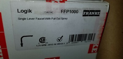 Franke FFP1000 Single-Handle Pull-Out Spray Kitchen Faucet, Chrome
