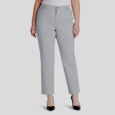 WOMENS 18 AVERAGE MARBLE MIST GLORIA VANDERBILT AMANDA HIGH RISE SLIMMING JEANS