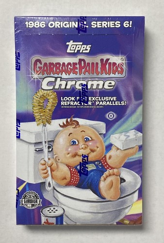 2023 Topps Chrome Garbage Pail Kids Series 6 Factory Sealed Hobby Box