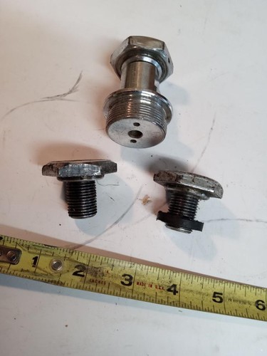 HARLEY SPORTSTER IRONHEAD UPPER FORK TOP BREATHER BOLT SHOVEL SUPER GLIDE FXE R - Picture 2 of 3