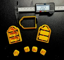 Clay cutter book shelves